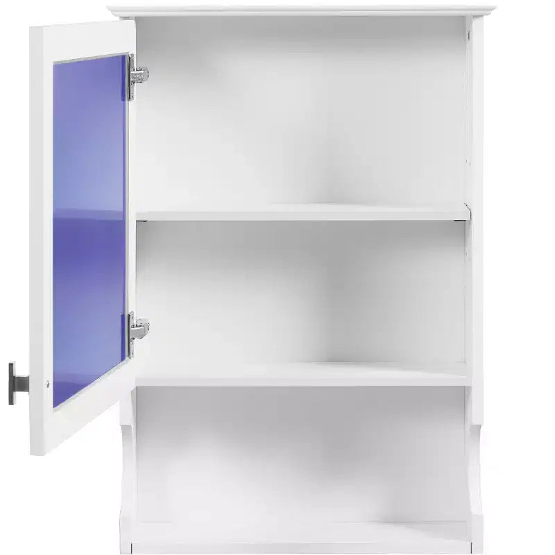 20'' Wall Mounted Bathroom Cabinet with Mirror & Storage Door