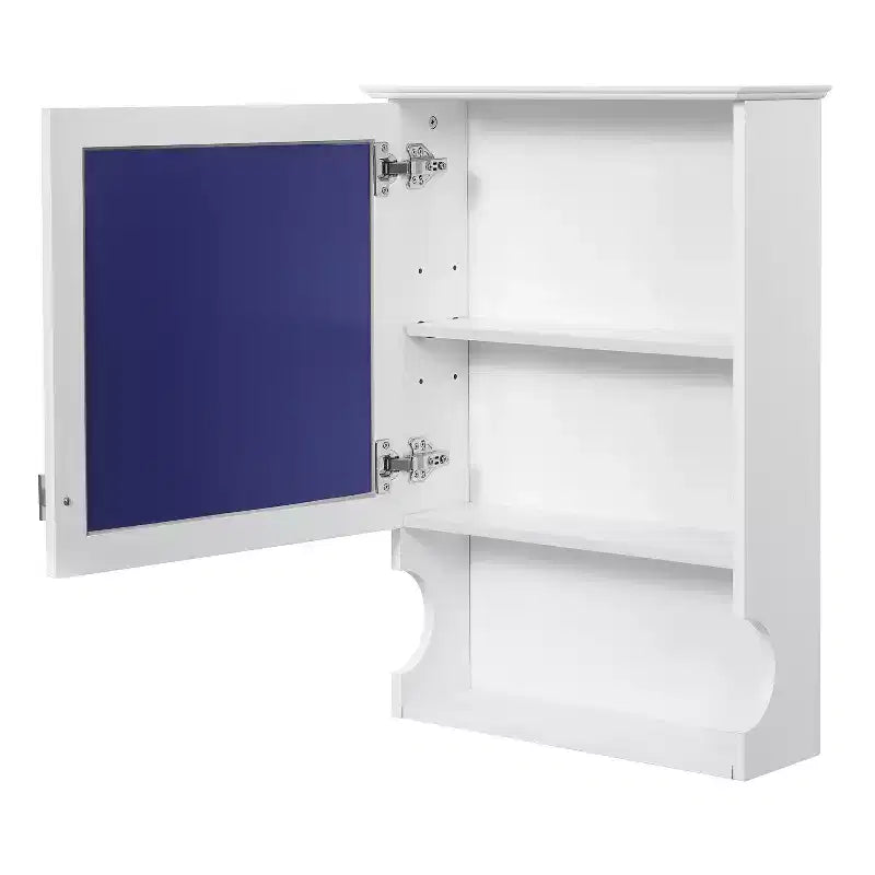 20'' Wall Mounted Bathroom Cabinet with Mirror & Storage Door