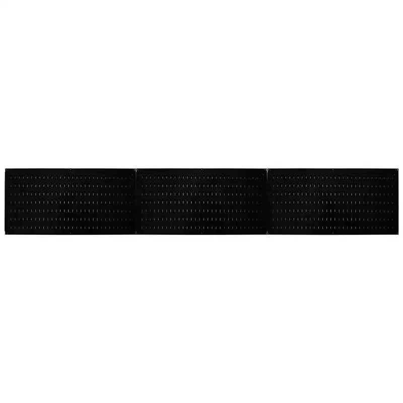 Organisateur d'outils horizontal en tôle perforée 32 x 16 pour garages et abris avec supports de fixation