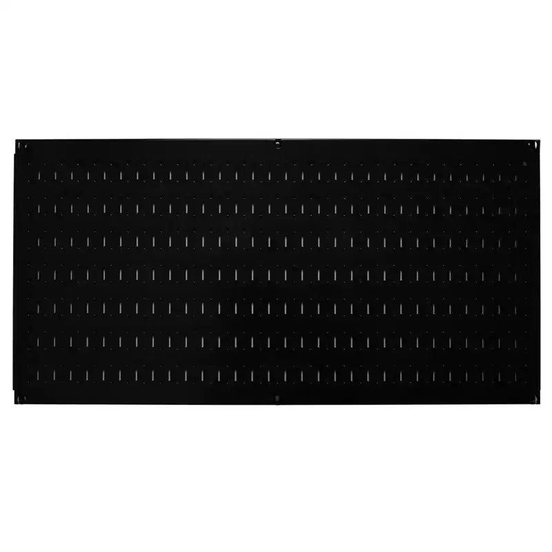 Organisateur d'outils horizontal en tôle perforée 32 x 16 pour garages et abris avec supports de fixation