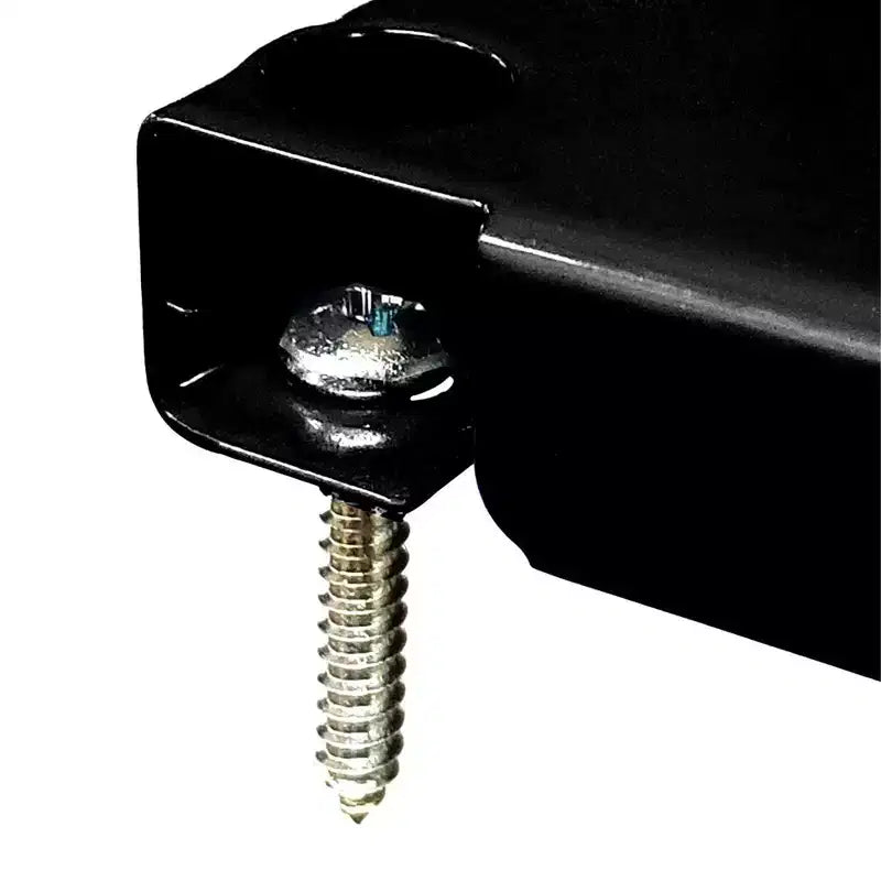 Organisateur d'outils horizontal en tôle perforée 32 x 16 pour garages et abris avec supports de fixation