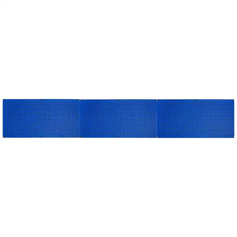 Organisateur d'outils horizontal en tôle perforée 32 x 16 pour garages et abris avec supports de fixation