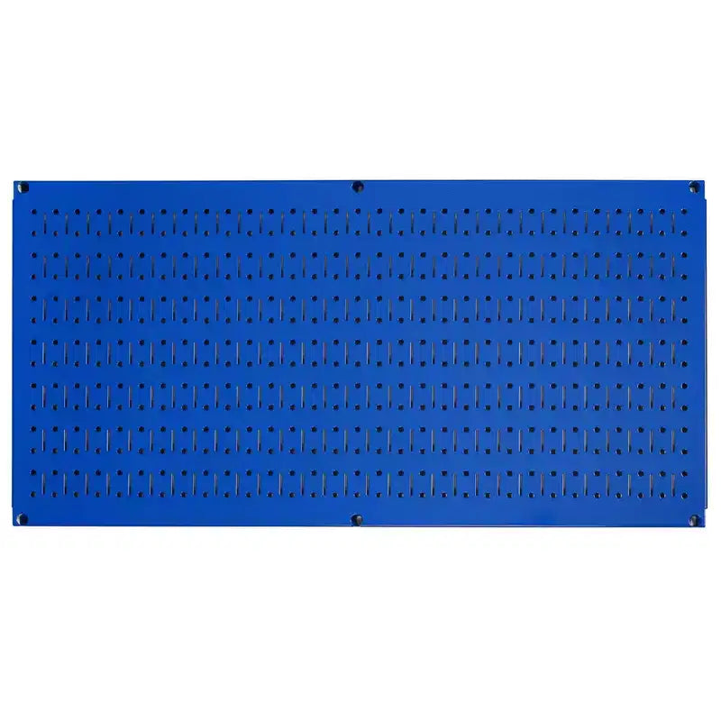 Organisateur d'outils horizontal en tôle perforée 32 x 16 pour garages et abris avec supports de fixation
