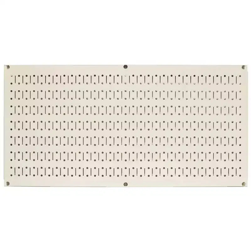 Organisateur d'outils horizontal en tôle perforée 32 x 16 pour garages et abris avec supports de fixation