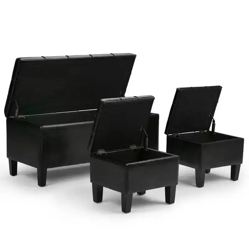 44 inch Wide Contemporary Storage Ottoman