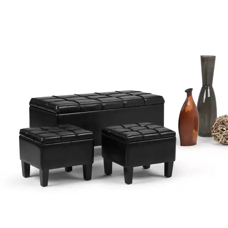 44 inch Wide Contemporary Storage Ottoman