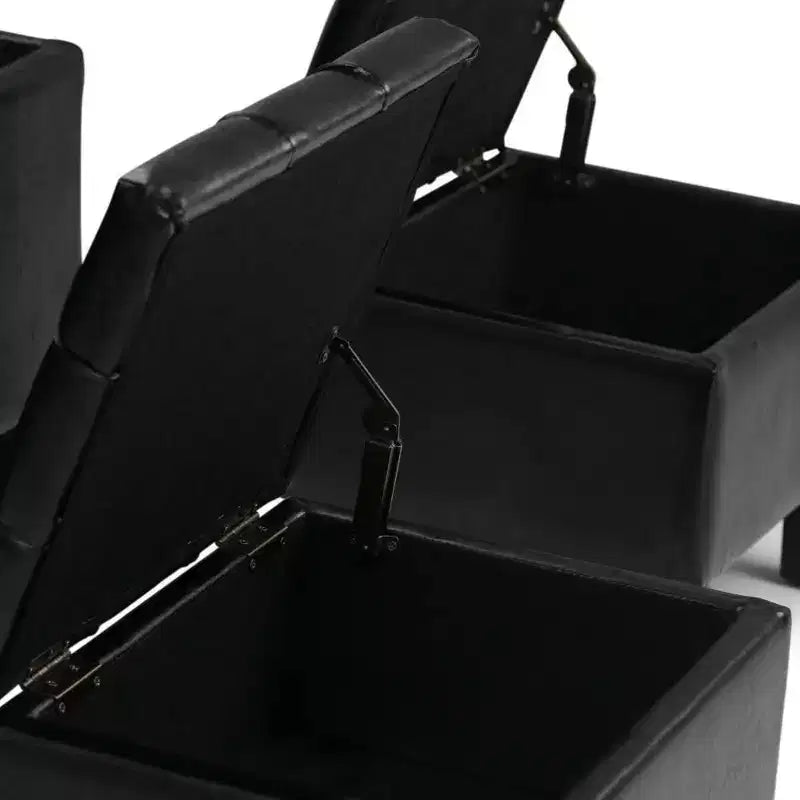 44 inch Wide Contemporary Storage Ottoman