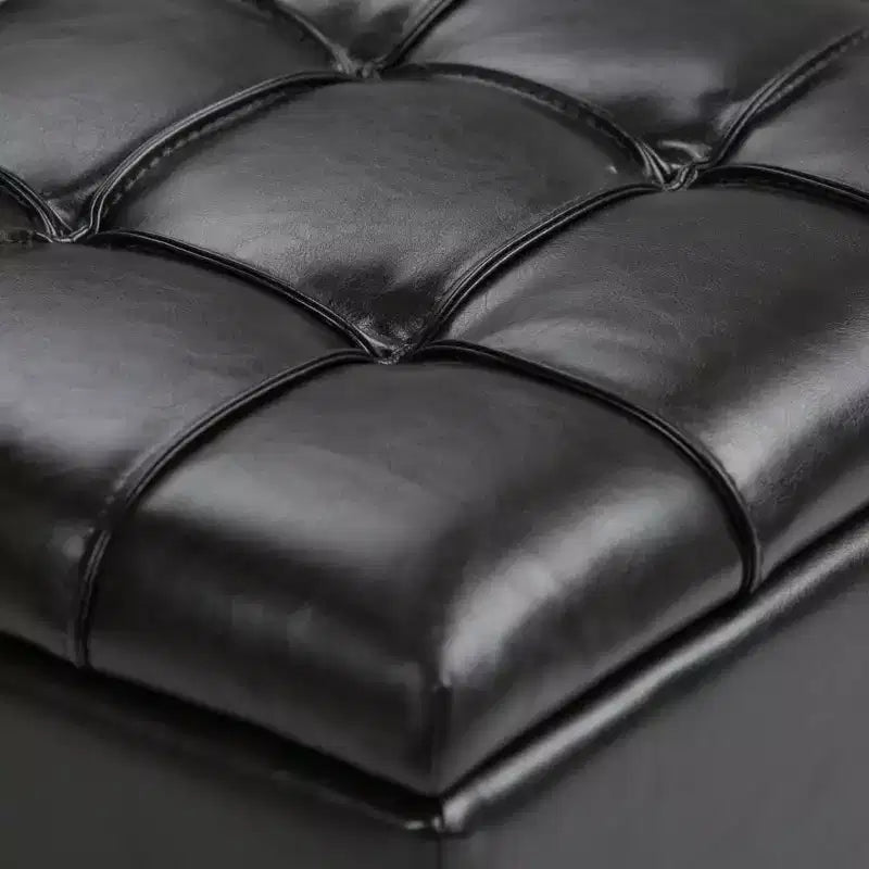 44 inch Wide Contemporary Storage Ottoman
