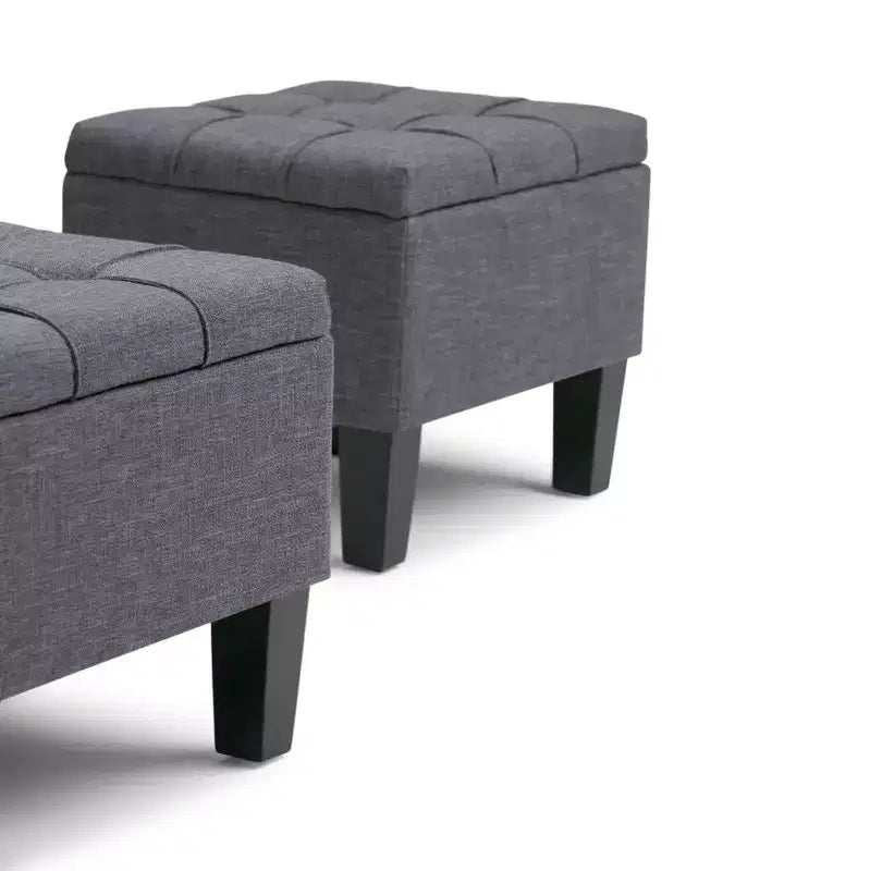 44 inch Wide Contemporary Storage Ottoman